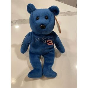 1999 Dale Earnhardt Jr #3 Beanie Baby 23 Karat Gold'n Bear NWT Vintage